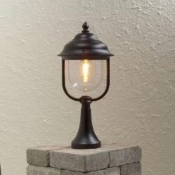 Konstsmide Leuchten Konstsmide Parma Sockelleuchte Schwarz, 1-flammig