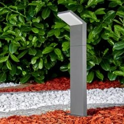 Hofstein Korup Sockelleuchte LED Anthrazit, 1-flammig -Günstiges Wegeleuchten Geschäft korup sockelleuchte h3301609 do1 2