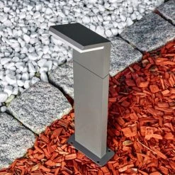 Hofstein Korup Sockelleuchte LED Anthrazit, 1-flammig -Günstiges Wegeleuchten Geschäft korup sockelleuchte h3301609 do1 5