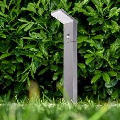 Hofstein Korup Sockelleuchte LED Anthrazit, 1-flammig, Bewegungsmelder -Günstiges Wegeleuchten Geschäft korup sockelleuchte h3301623 do1 7