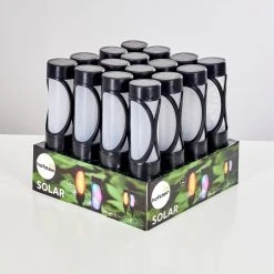 Hofstein Lakeland Solarleuchte 16er-Set LED Schwarz, 1-flammig -Günstiges Wegeleuchten Geschäft lakeland solarleuchte 16er set h3305225 do1 2