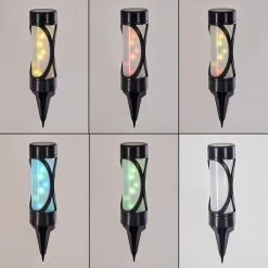 Hofstein Lakeland Solarleuchte 16er-Set LED Schwarz, 1-flammig -Günstiges Wegeleuchten Geschäft lakeland solarleuchte 16er set h3305225 do1 3