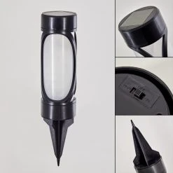 Hofstein Lakeland Solarleuchte 16er-Set LED Schwarz, 1-flammig -Günstiges Wegeleuchten Geschäft lakeland solarleuchte 16er set h3305225 do1 4