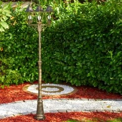 Hofstein Langsele Kandelaber Braun, Gold, 3-flammig -Günstiges Wegeleuchten Geschäft langsele kandelaber h3022870 10