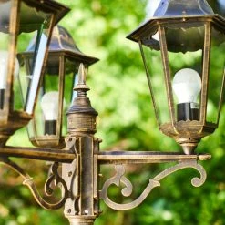 Hofstein Langsele Kandelaber Braun, Gold, 3-flammig -Günstiges Wegeleuchten Geschäft langsele kandelaber h3022870 4