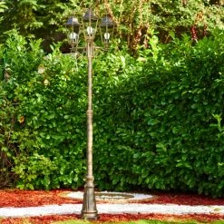 Hofstein Langsele Kandelaber Braun, Gold, 3-flammig -Günstiges Wegeleuchten Geschäft langsele kandelaber h3022870 6