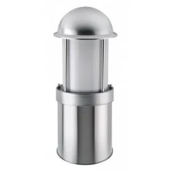 LCD Heimbach Sockelleuchte Edelstahl, 1-flammig