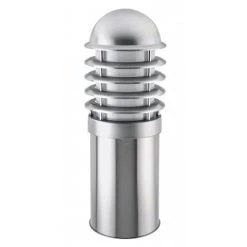 LCD Heimbach Sockelleuchte Edelstahl, 1-flammig