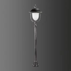 LCD Nabburg Wegeleuchte LED Schwarz, Silber, 1-flammig -Günstiges Wegeleuchten Geschäft lcd nabburg wegeleuchte 1152led 2