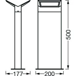 LEDVANCE ENDURA Wegeleuchte Grau, 1-flammig -Günstiges Wegeleuchten Geschäft ledvance endura wegeleuchte 4058075564084 4