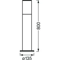 LEDVANCE Smart+ Wegeleuchte Grau, 1-flammig 13 LEDVANCE Smart+ Wegeleuchte Grau, 1-flammig -Günstiges Wegeleuchten Geschäft ledvance smart wegeleuchte 4058075564220 5