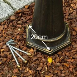 Hofstein Lentua Kandelaber Braun, Gold, 3-flammig -Günstiges Wegeleuchten Geschäft lentua kandelaber h388 bg 3