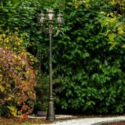 Hofstein Lentua Kandelaber Braun, Gold, 3-flammig -Günstiges Wegeleuchten Geschäft lentua kandelaber h388 bg 6