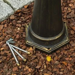 Hofstein Lentua Kandelaber Braun, Gold, 3-flammig -Günstiges Wegeleuchten Geschäft lentua kandelaber h388 bg 9