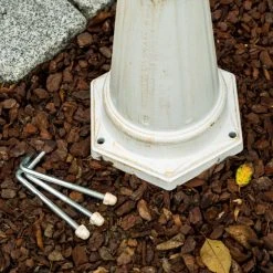 Hofstein Lentua Kandelaber Wei&szlig;, Gold, 3-flammig -Günstiges Wegeleuchten Geschäft lentua kandelaber h388 wg 12