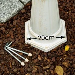 Hofstein Lentua Kandelaber Wei&szlig;, Gold, 3-flammig -Günstiges Wegeleuchten Geschäft lentua kandelaber h388 wg 4