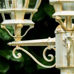 Hofstein Lentua Kandelaber Wei&szlig;, Gold, 3-flammig -Günstiges Wegeleuchten Geschäft lentua kandelaber h388 wg 5