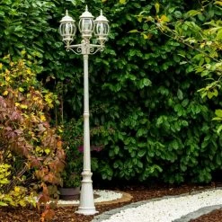 Hofstein Lentua Kandelaber Wei&szlig;, Gold, 3-flammig -Günstiges Wegeleuchten Geschäft lentua kandelaber h388 wg 6