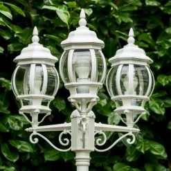 Hofstein Lentua Kandelaber Weiß, 3-flammig -Günstiges Wegeleuchten Geschäft lentua kandelaber h388 wh 2