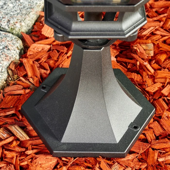 Hofstein Lentua Sockelleuchte Schwarz, 1-flammig 14 Hofstein Lentua Sockelleuchte Schwarz, 1-flammig – Bild 12