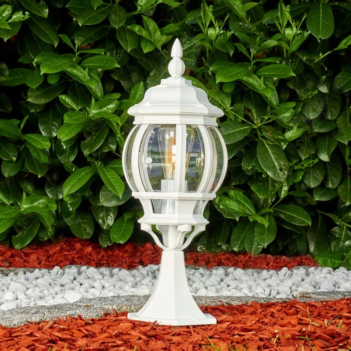 Hofstein Lentua Sockelleuchte Weiß, 1-flammig 9 Hofstein Lentua Sockelleuchte Weiß, 1-flammig – Bild 7