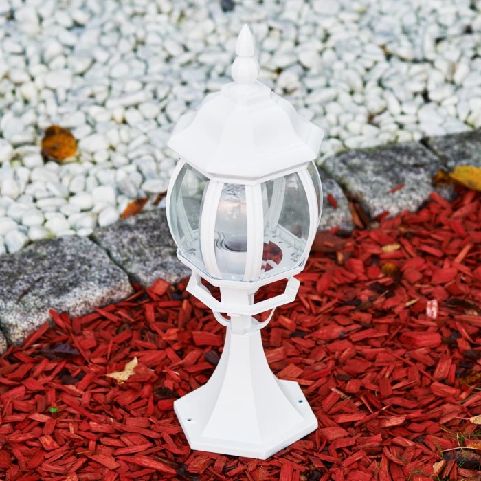 Hofstein Lentua Sockelleuchte Weiß, 1-flammig 7 Hofstein Lentua Sockelleuchte Weiß, 1-flammig – Bild 5