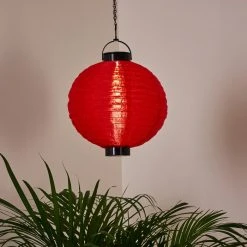 Hofstein Leogang Solar-Hängeleuchte LED Rot, Schwarz, 1-flammig -Günstiges Wegeleuchten Geschäft leogang solar haengeleuchte h3371626 6