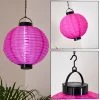 Hofstein Leogang Solar-Hängeleuchte LED Pink, 1-flammig -Günstiges Wegeleuchten Geschäft leogang solar haengeleuchte h3371640 0