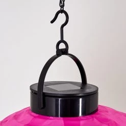Hofstein Leogang Solar-Hängeleuchte LED Pink, 1-flammig -Günstiges Wegeleuchten Geschäft leogang solar haengeleuchte h3371640 10