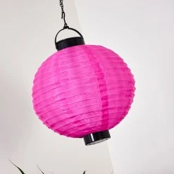 Hofstein Leogang Solar-Hängeleuchte LED Pink, 1-flammig -Günstiges Wegeleuchten Geschäft leogang solar haengeleuchte h3371640 5