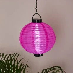 Hofstein Leogang Solar-Hängeleuchte LED Pink, 1-flammig -Günstiges Wegeleuchten Geschäft leogang solar haengeleuchte h3371640 8