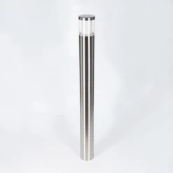 Hofstein Leon Außenwegeleuchte LED Nickel-Matt, 1-flammig -Günstiges Wegeleuchten Geschäft leon aussenwegeleuchte h3415818 7