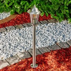 Hofstein Lerskov Wegeleuchte Edelstahl, 1-flammig -Günstiges Wegeleuchten Geschäft lerskov wegeleuchte h3291634 do1 2