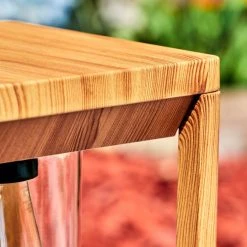 Hofstein Leset Sockelleuchte Braun, Holzoptik, 1-flammig -Günstiges Wegeleuchten Geschäft leset sockelleuchte h3432389 5