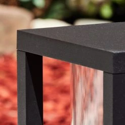 Hofstein Lesotho Sockelleuchte Schwarz, 1-flammig -Günstiges Wegeleuchten Geschäft lesotho sockelleuchte h3376010 2