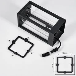 Hofstein Lesotho Sockelleuchte Schwarz, 1-flammig -Günstiges Wegeleuchten Geschäft lesotho sockelleuchte h3376010 4