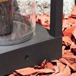 Hofstein Lesotho Sockelleuchte Schwarz, 1-flammig -Günstiges Wegeleuchten Geschäft lesotho sockelleuchte h3376010 5