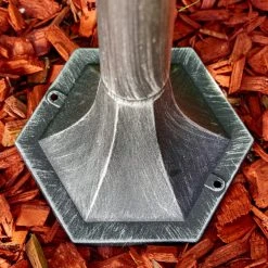 Hofstein Lignac Außenstehleuchte Schwarz, Silber, 1-flammig, Bewegungsmelder -Günstiges Wegeleuchten Geschäft lignac aussenstehleuchte h3012741 do2 9