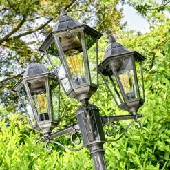 Hofstein Lignac Kandelaber Schwarz, 3-flammig -Günstiges Wegeleuchten Geschäft lignac kandelaber h3280669 do1 7