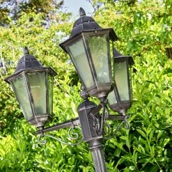 Hofstein Lignac Kandelaber Schwarz, 3-flammig -Günstiges Wegeleuchten Geschäft lignac kandelaber h3280683 do1 7