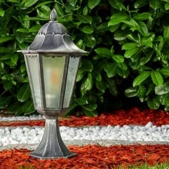 Hofstein Lignac Sockelleuchte Schwarz, Silber, 1-flammig 19 Hofstein Lignac Sockelleuchte Schwarz, Silber, 1-flammig -Günstiges Wegeleuchten Geschäft lignac sockelleuchte h3280454 do1 6