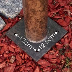 Hofstein Lohja Kandelaber Rostfarben, 1-flammig -Günstiges Wegeleuchten Geschäft lohja kandelaber h3342664 do1 15