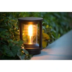 Lucide CADIX Pollerleuchte Schwarz, 1-flammig