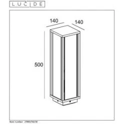 Lucide CLAIRE Pollerleuchte Schwarz, 1-flammig 7 Lucide CLAIRE Pollerleuchte Schwarz, 1-flammig -Günstiges Wegeleuchten Geschäft lucide claire pollerleuchte 27883 50 30 2