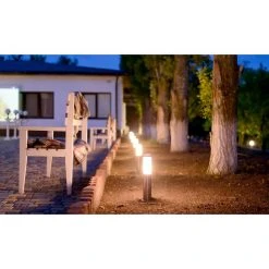 Lucide KIBO Sockelleuchte Aluminium, 1-flammig