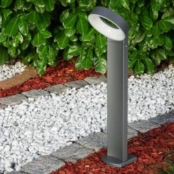 Hofstein Lusaka Wegeleuchte LED Grau, 1-flammig -Günstiges Wegeleuchten Geschäft lusaka wegeleuchte h3307007 2