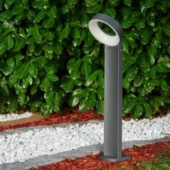 Hofstein Lusaka Wegeleuchte LED Grau, 1-flammig -Günstiges Wegeleuchten Geschäft lusaka wegeleuchte h3307007 7