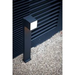 Lutec Lampen Lutec CUBA Wegeleuchte LED Schwarz, 1-flammig