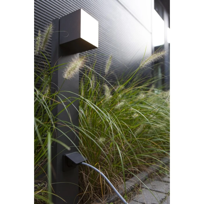 Lutec Lampen Lutec CUBA Wegeleuchte LED Anthrazit, 1-flammig 4 Lutec Lampen Lutec CUBA Wegeleuchte LED Anthrazit, 1-flammig – Bild 2