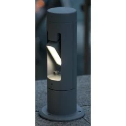 Lutec Lampen LUTEC CYLIN Wegeleuchte LED Silber, 3-flammig